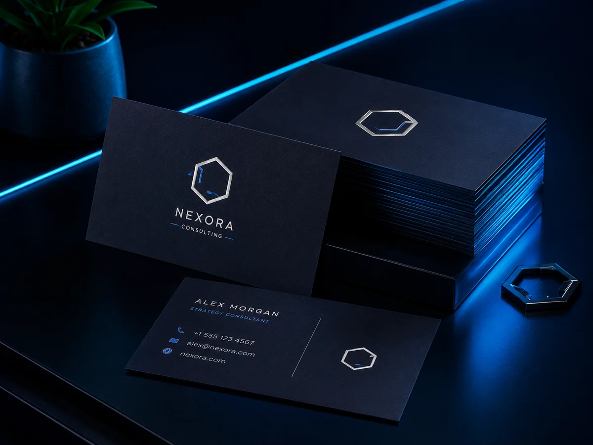 Business card examples