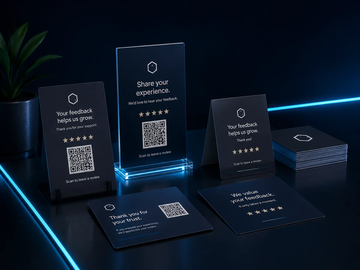 Review card examples
