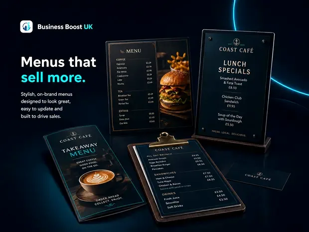Menu design example