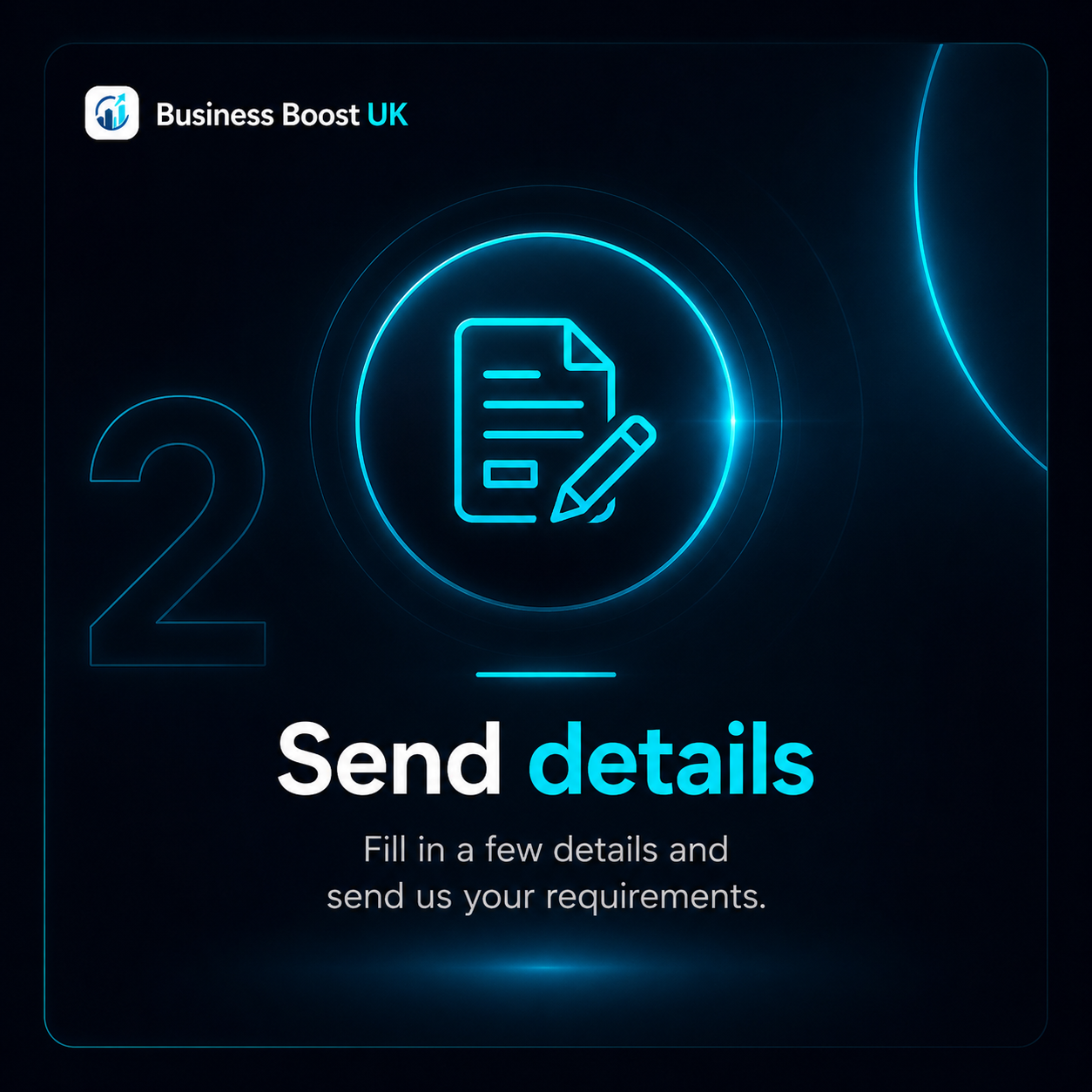 Send details step